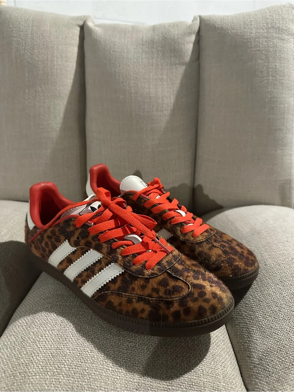 Adidas Red Leopard Samba OG